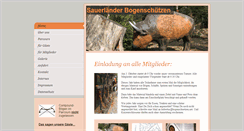 Desktop Screenshot of bogenschuetzen.net