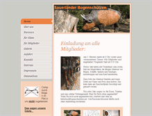 Tablet Screenshot of bogenschuetzen.net